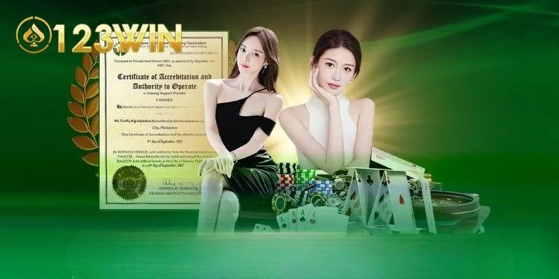 cổng game 123win sở hữu nhiều giấy phép uy tín